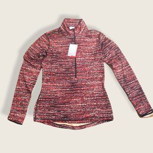 Nike Pro Pullover Womens Large Red Dri-Fit